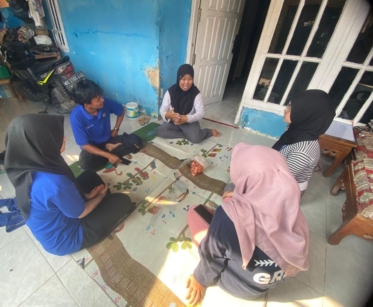 Kunjungan denga ketua Posyandu