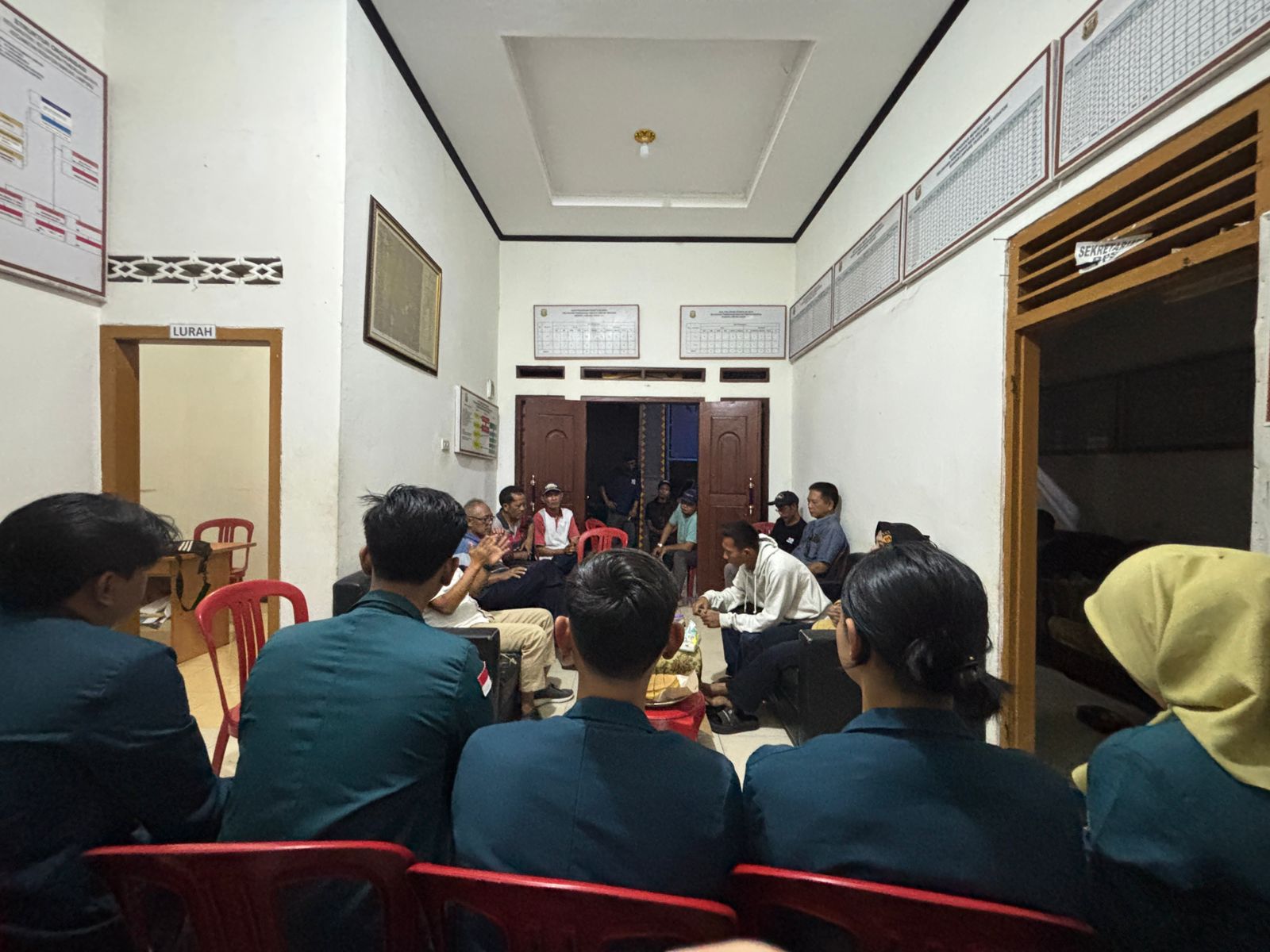 Dokumentasi Penyambutan Mahasiswa KKN UNILA Kelurahan Penengahan Raya