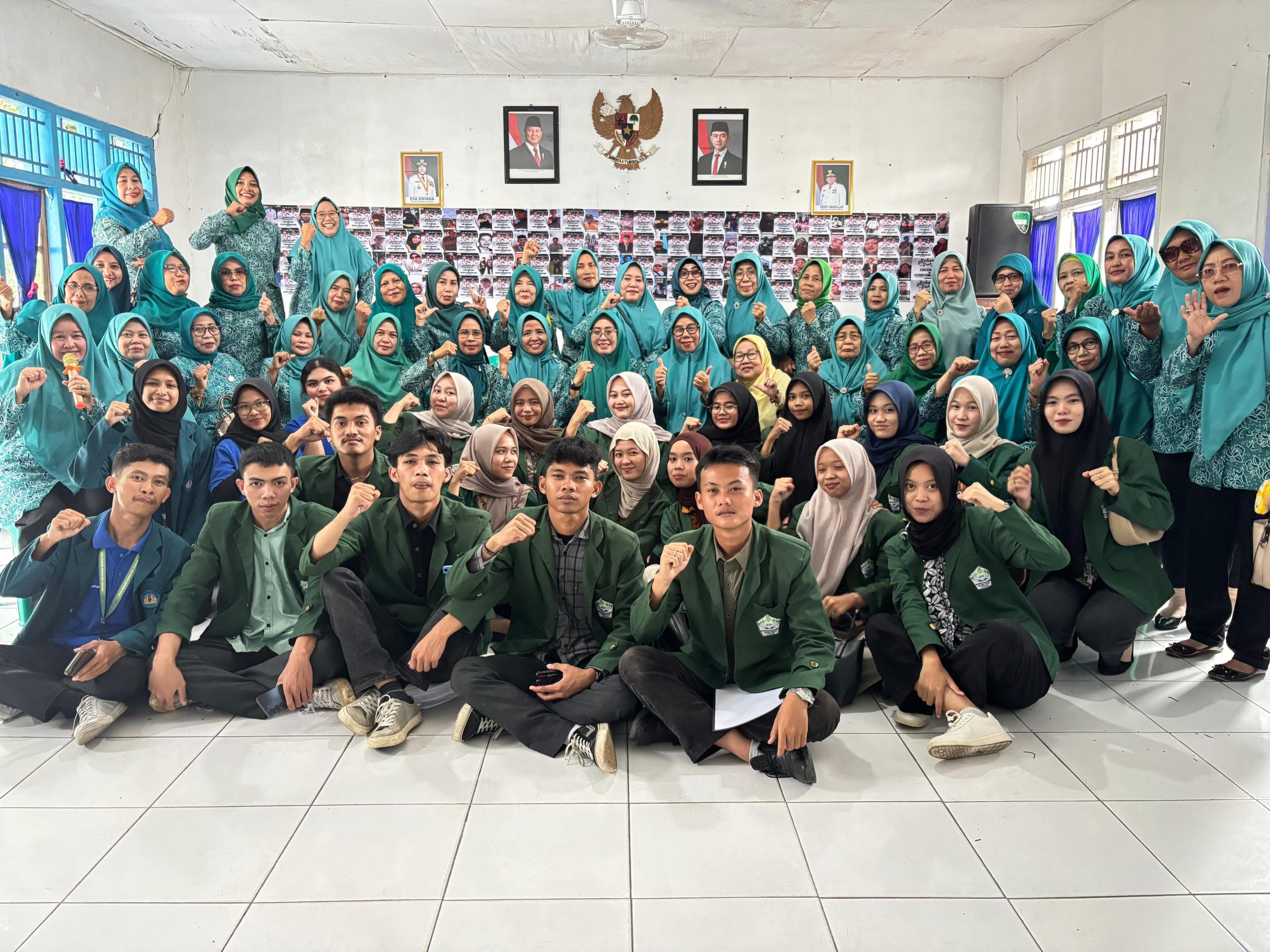 Mahasiswa KKN Universitas Lampung Kelurahan Kemiling Permai Ikut Serta dalam Agenda Rutin Ibu-Ibu PKK