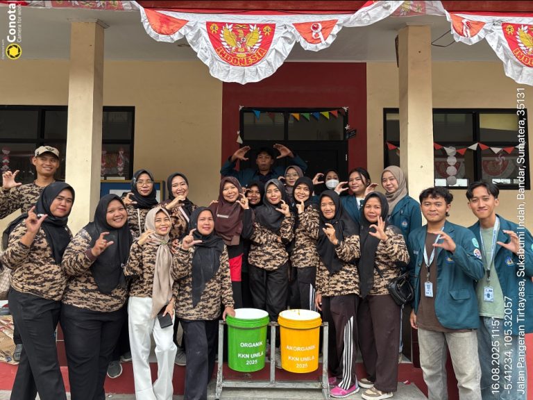 Penyerahan Dropbox ke SDN 03 Campang Raya sebagai Output Sosialisasi Pilah Sampah