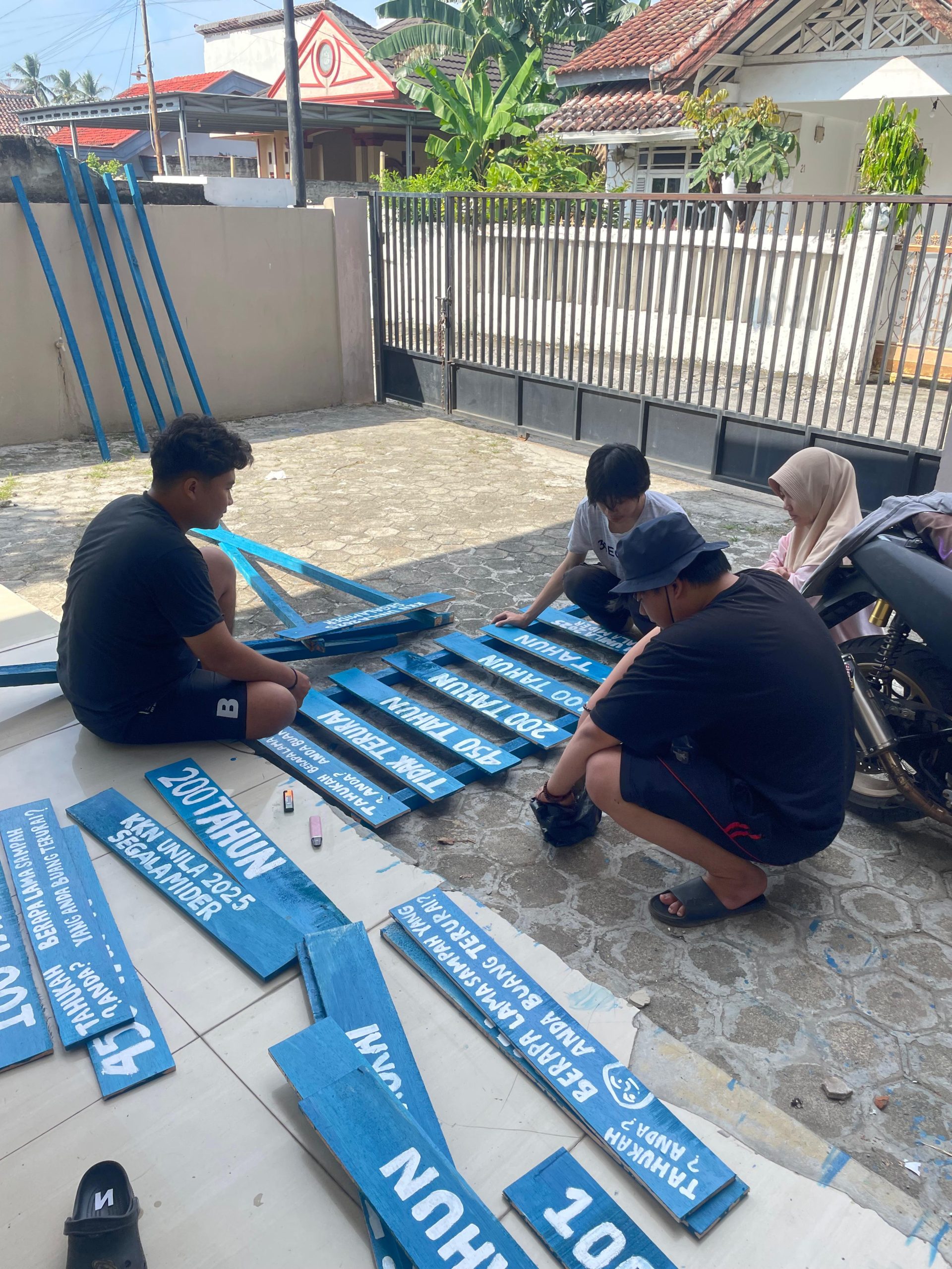 dokumentasi plang sampah next 2