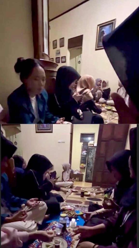 Mahasiswa KKN Kampung Baru berkunjung ke kediaman Kepala Lingkungan II untuk berdiskusi mengenai kondisi masyarakat.