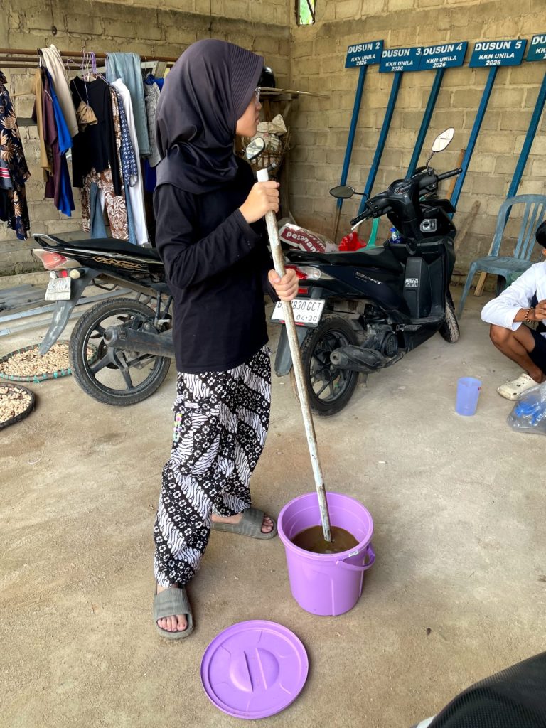 Pengadukan Sebelum Disaring