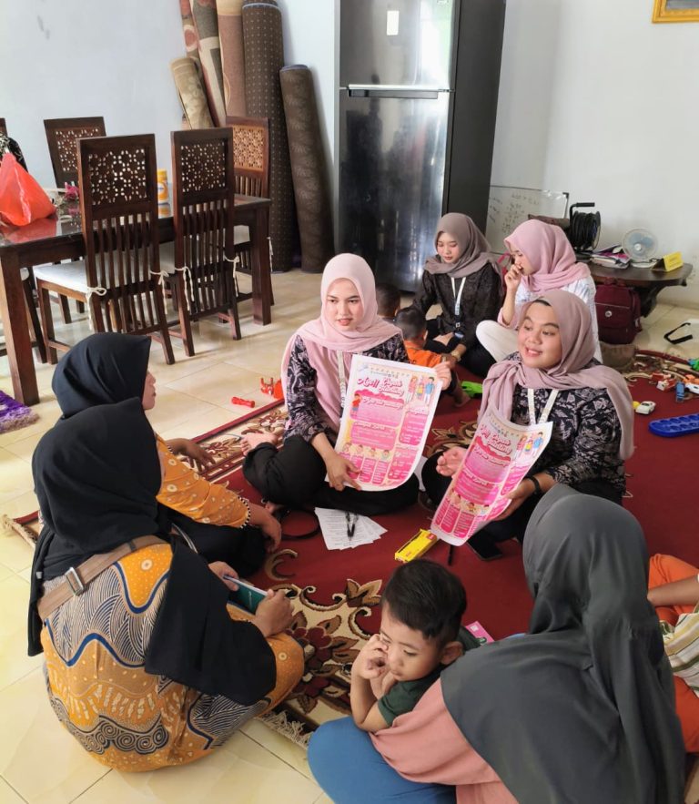 Dokumentasi Penyuluhan Pencegahan Stunting di Posyandu Anggrek V dan VI Sumberrejo Sejahtera