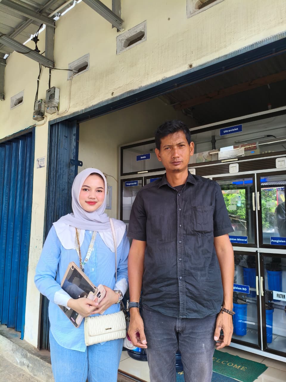 Dokumentasi Survei dan Pendataan UMKM oleh Mahasiswa KKN Universitas Lampung di Sumberrejo Sejahtera