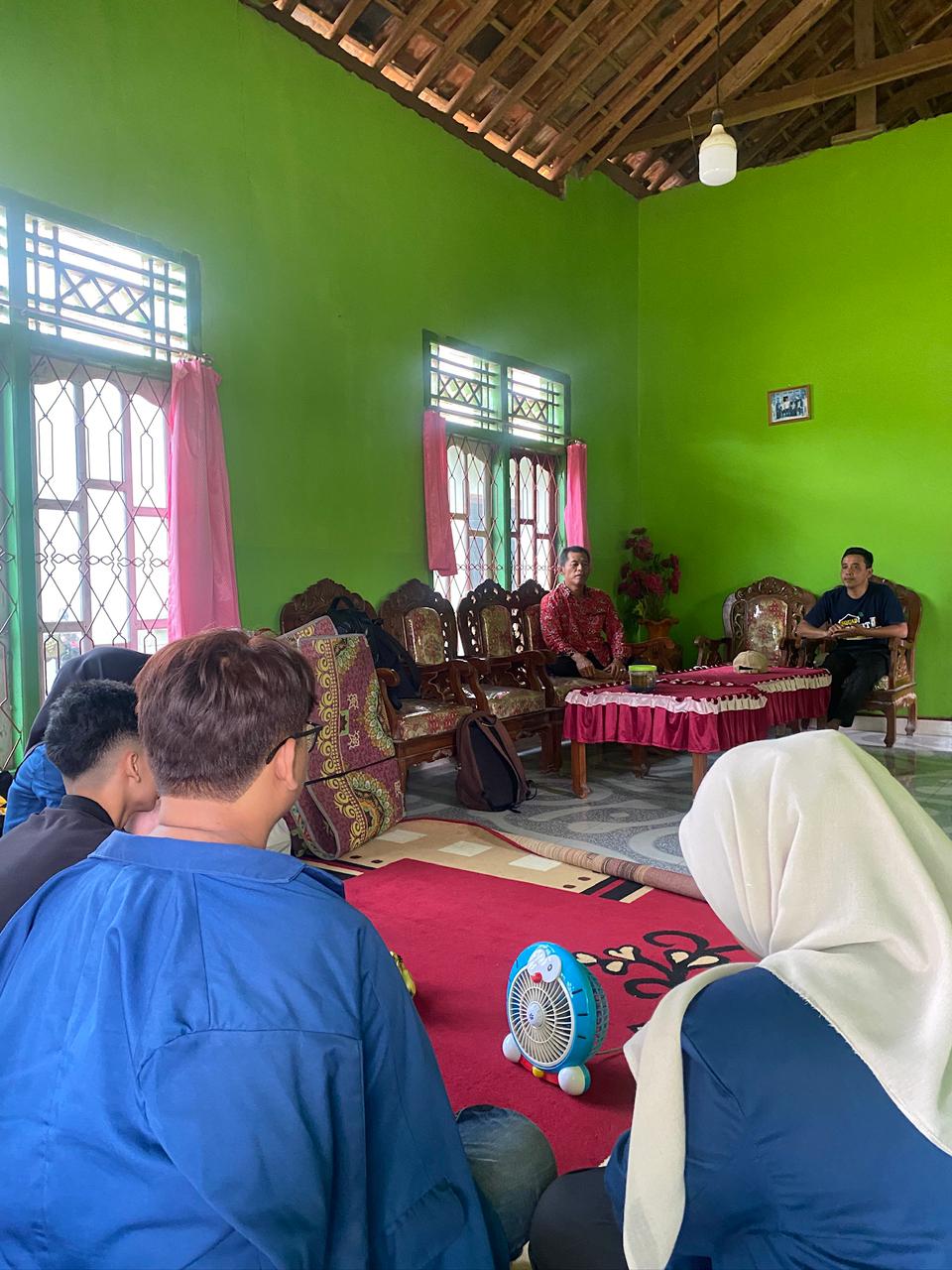 Koordinator Desa Resmikan Posko KKN Mahasiswa Universitas Lampung