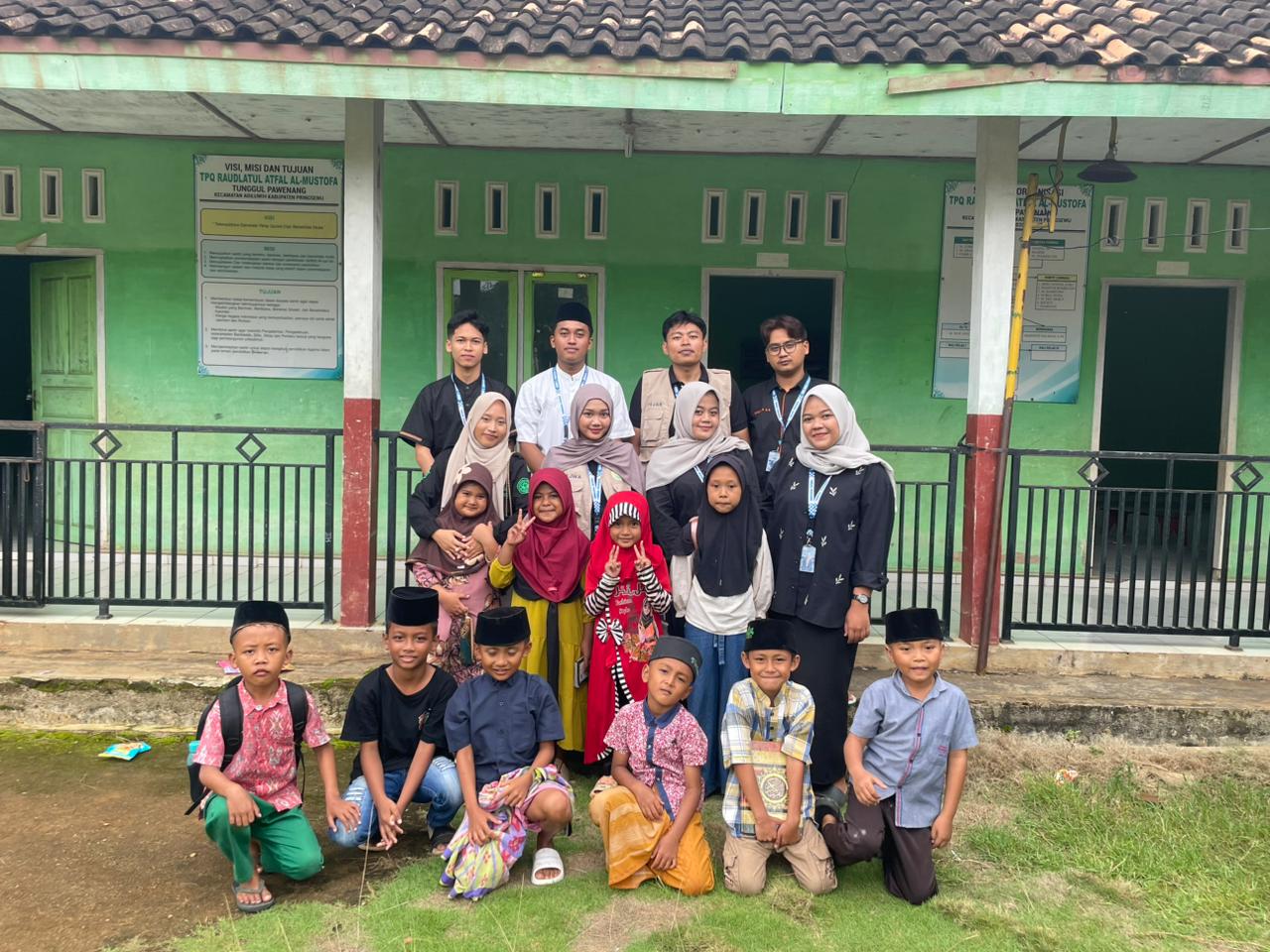 Perkuat Pendidikan Keagamaan, Mahasiswa KKN Unila Turun ke TPA Roudlotul Athfal Al Mustofa