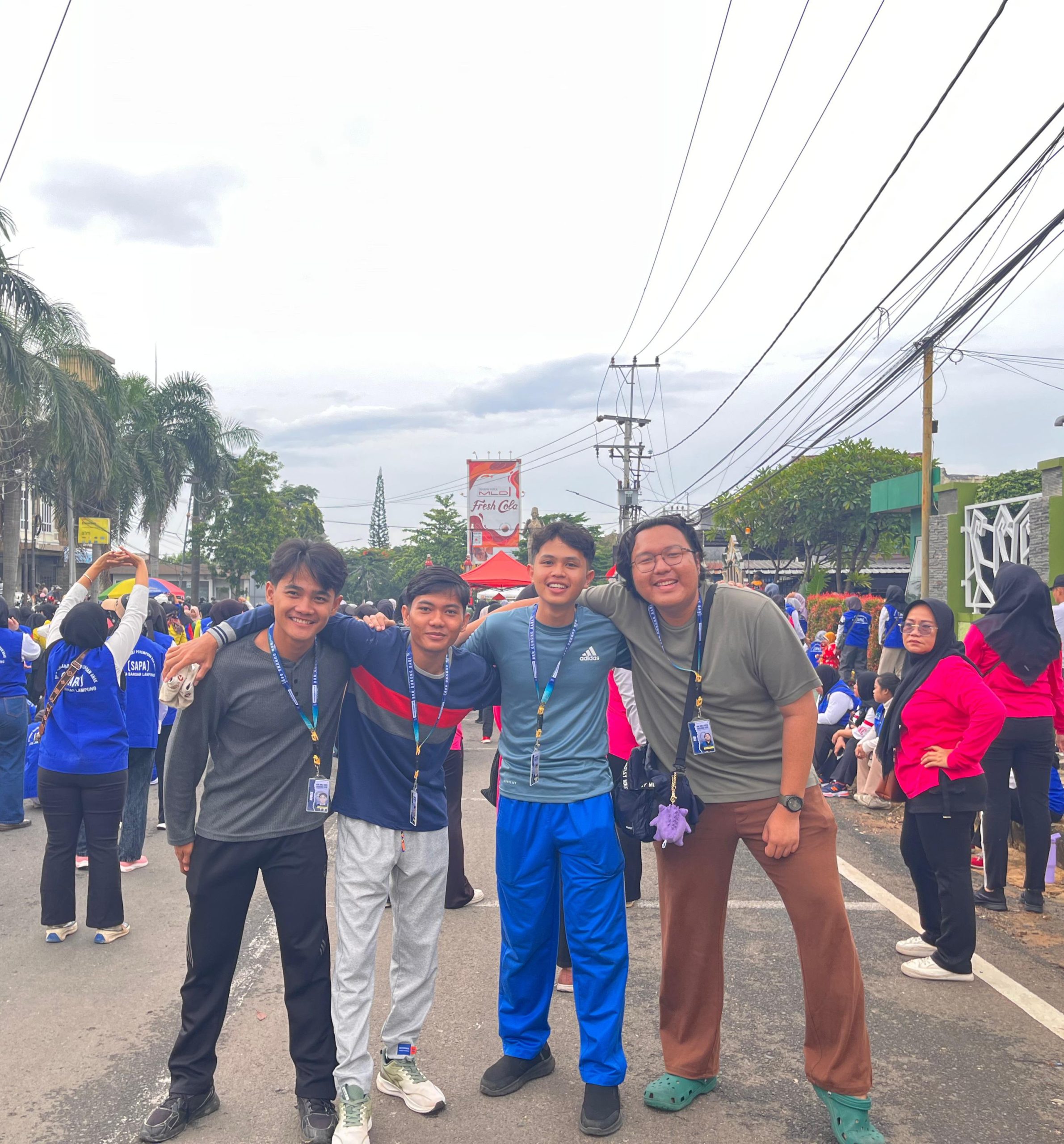 Mahasiswa KKN Gunung Sari Ikuti Senam Pagi dan Dukung UMKM Lokal di Taman UMKM Bung Karno