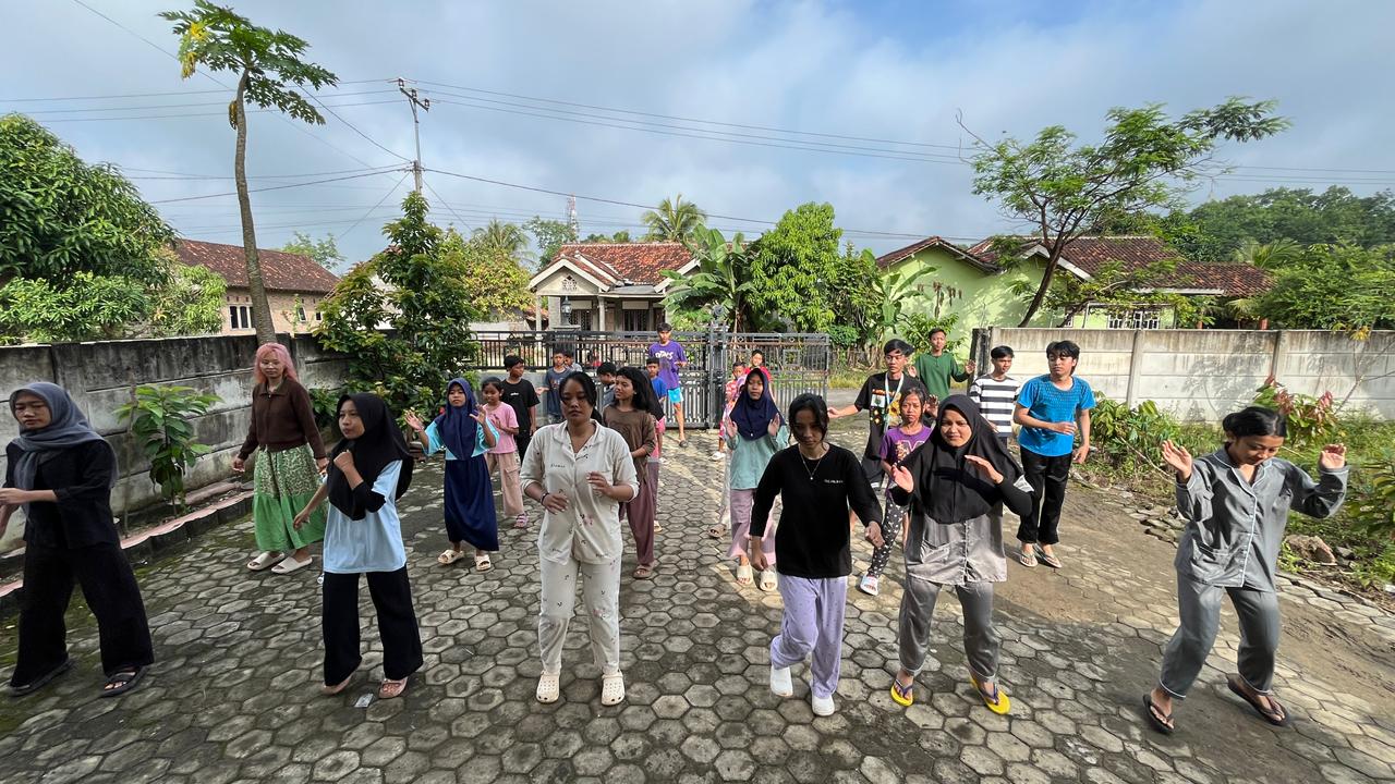 Kegiatan Senam Pagi Desa Rulung Raya