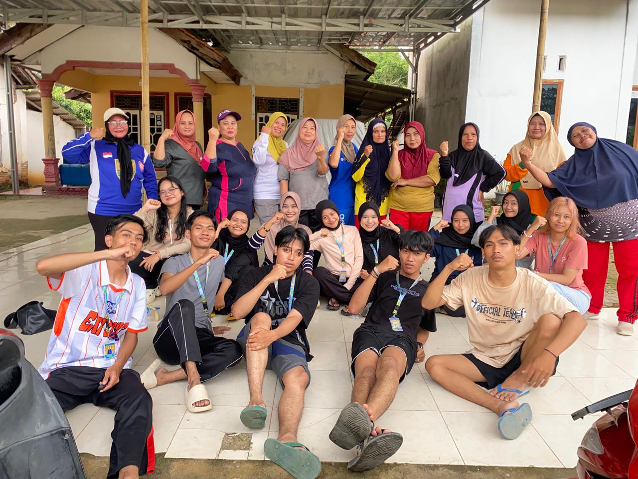 Kegiatan Senam Rutin Desa Rulung Raya