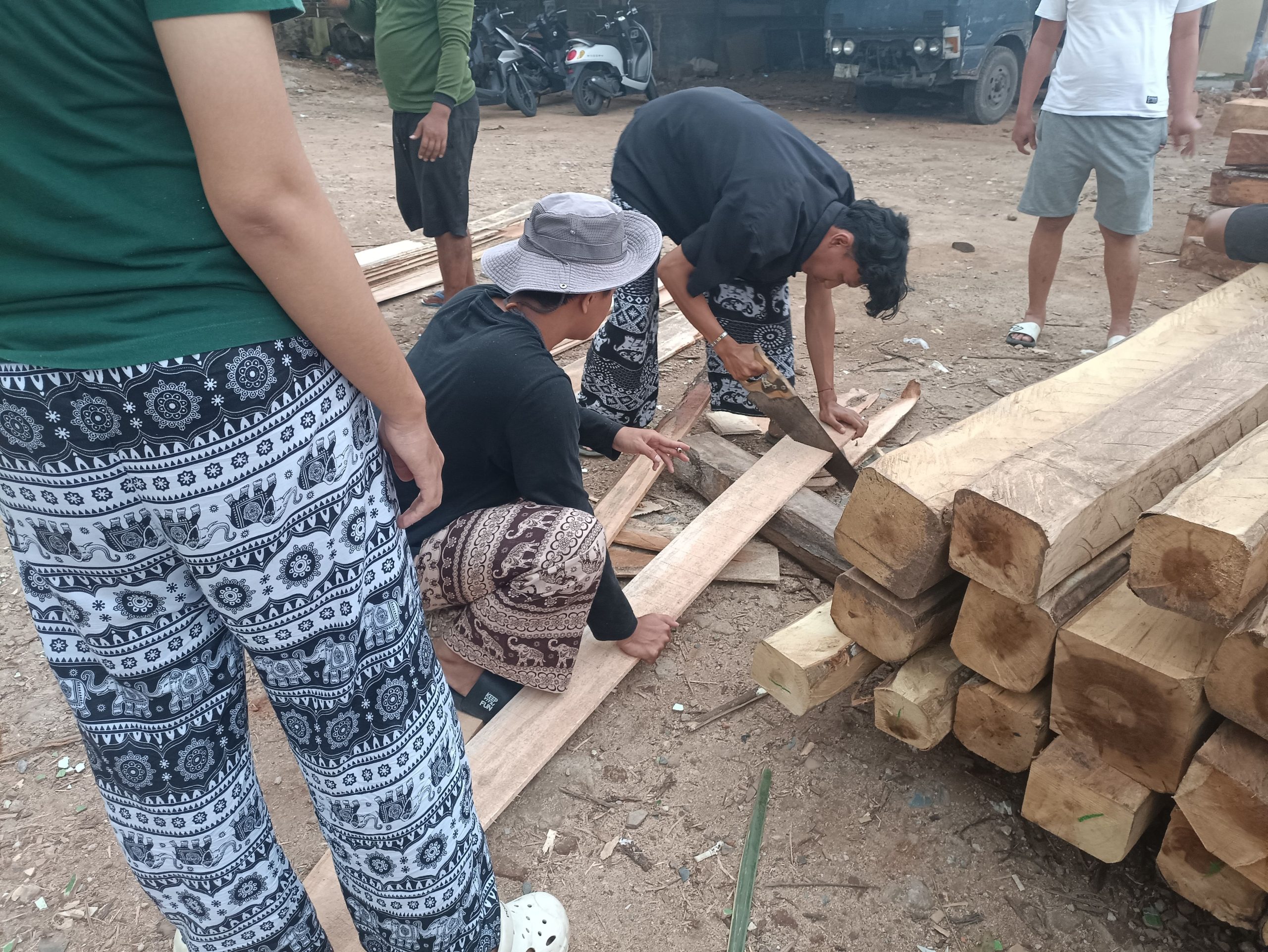Pengambilan Kayu untuk TOGA