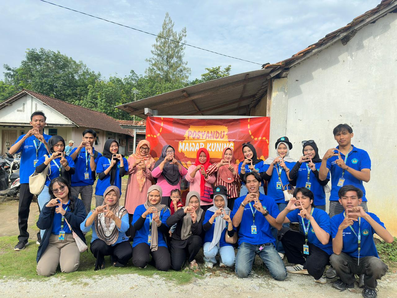 Posyandu di Desa Rulung Raya