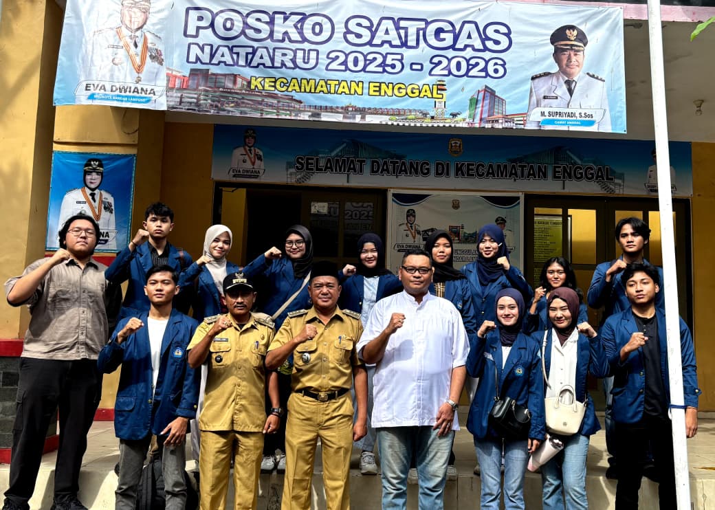 Pengarahan Pra-KKN Mahasiswa KKN Periode I Universitas Lampung 2026 Digelar di Kantor Kecamatan Enggal