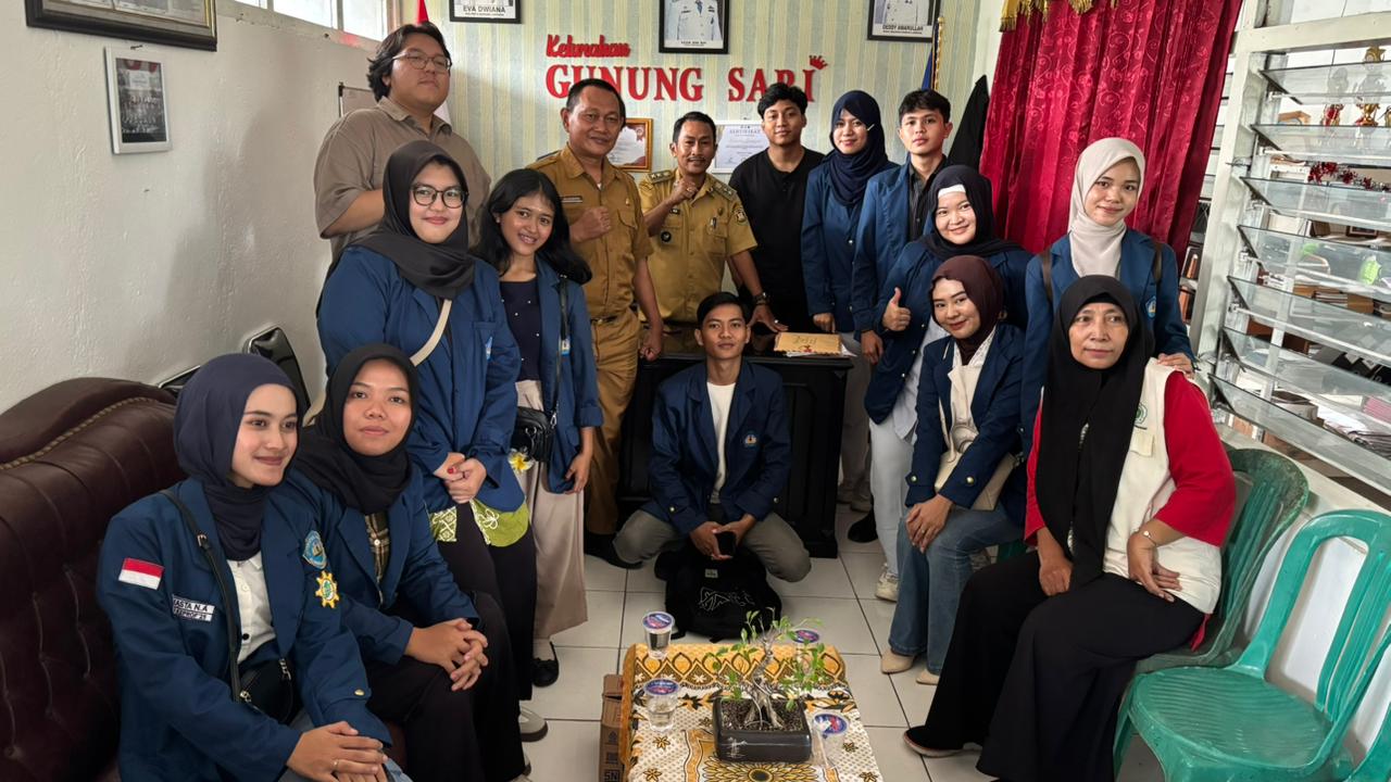 Awali Program Pengabdian, Mahasiswa KKN Gunung Sari Gelar Survei Awal di Kelurahan Gunung Sari