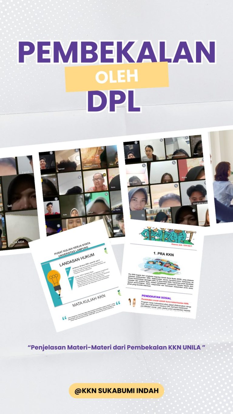 Dokumentasi Pembekalan oleh DPL