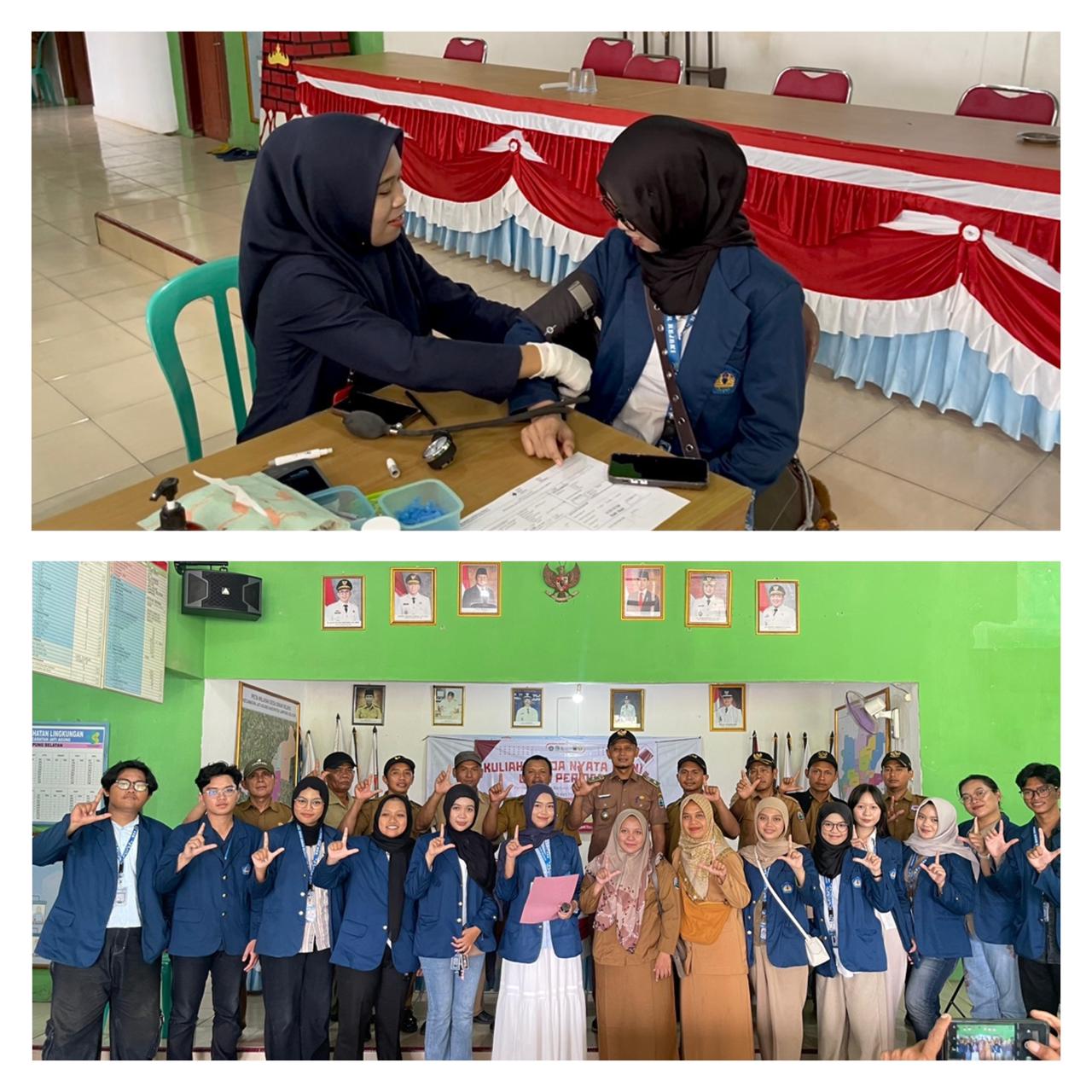 Aksi Kemanusiaan: Kegiatan Donor Darah  dan Melakukan Lokakarya Program Kerja Sebagai Langkah Awal Memajukan Desa