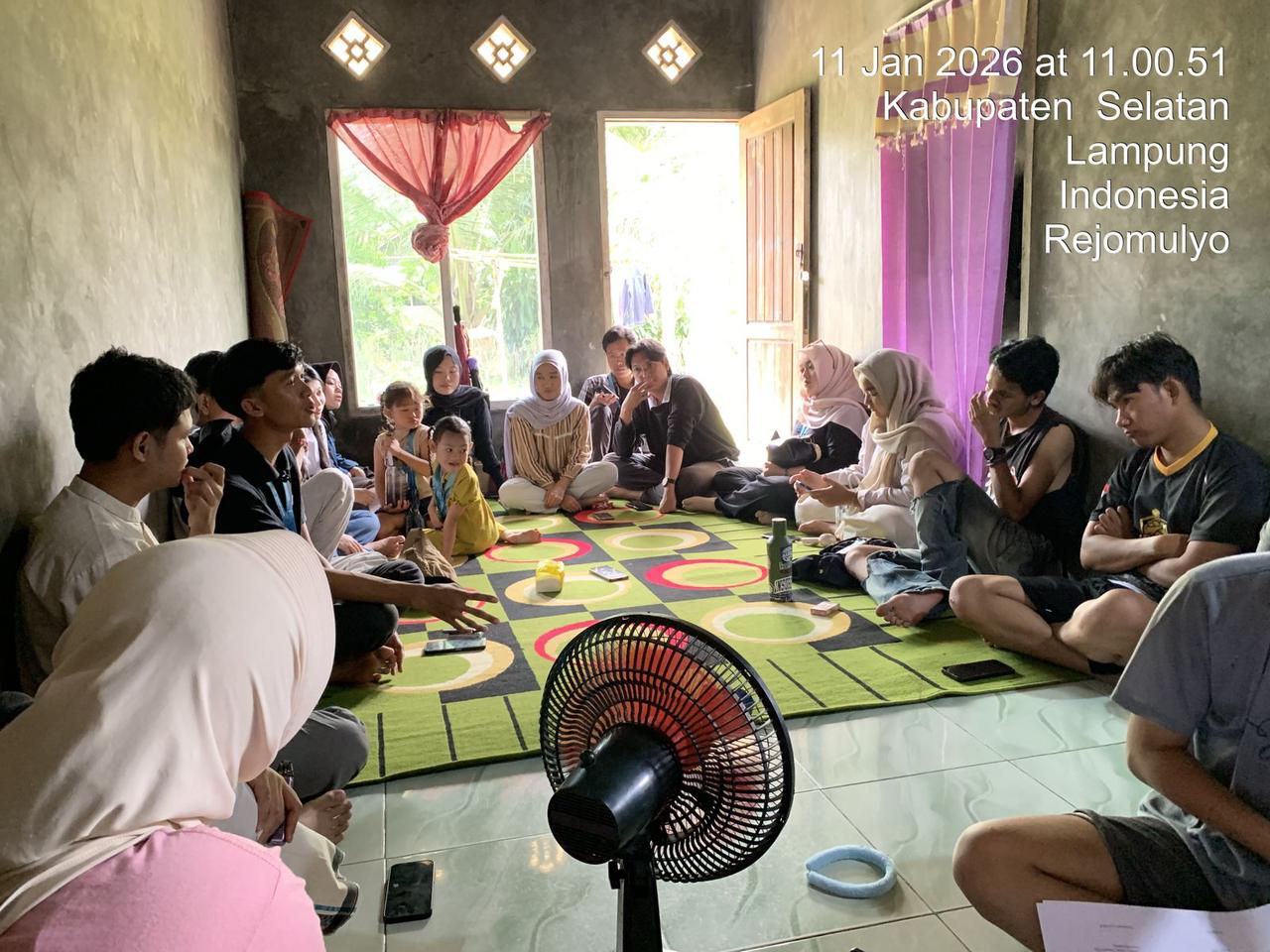 diskusi progja dengan kelompok 1 Rejomulyo