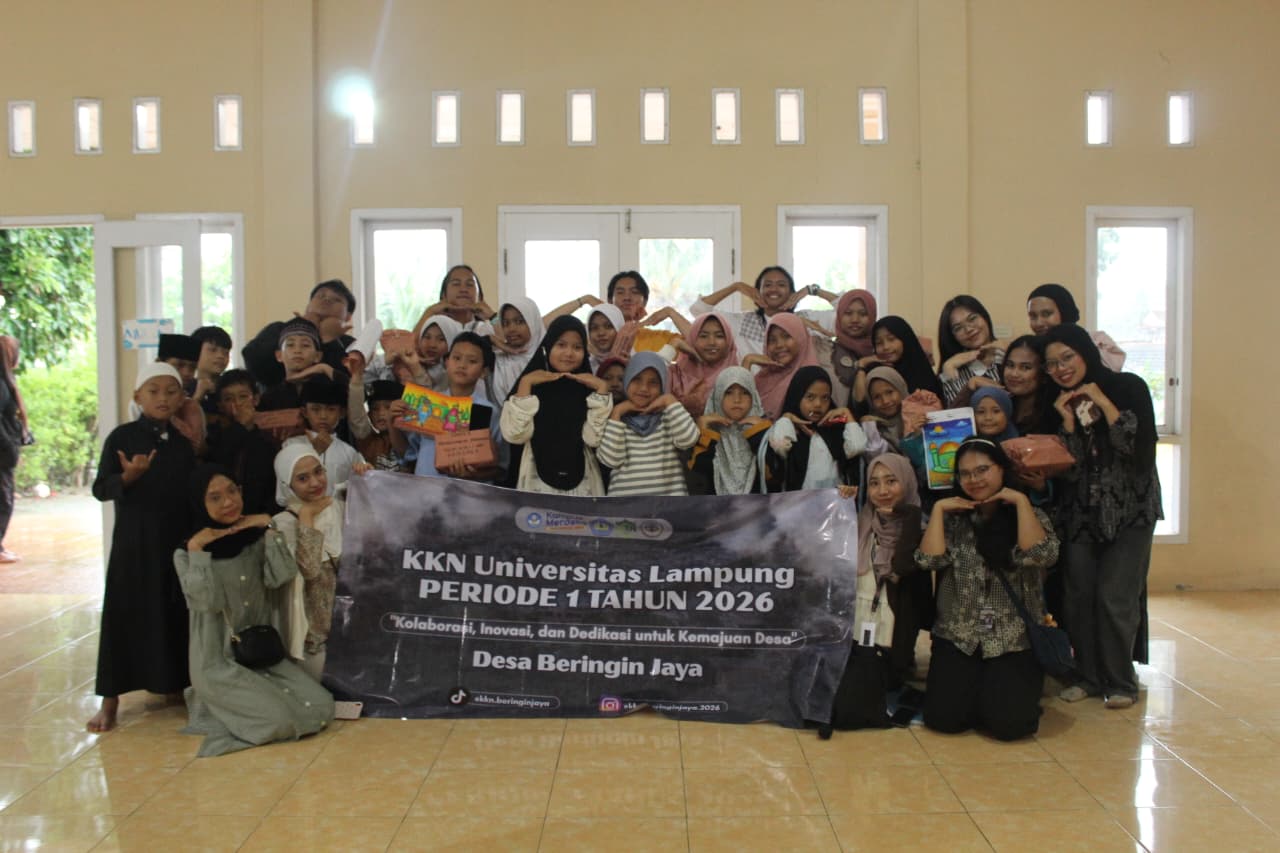 Mahasiswa KKN Beringin Jaya Gelar Lomba Isra Mi’raj Anak-Anak dan Ikuti Pengajian di Masjid Al-Ikhlas