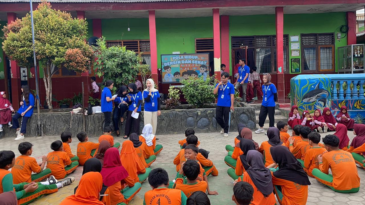 edukasi cuci tangan ceria dans senam