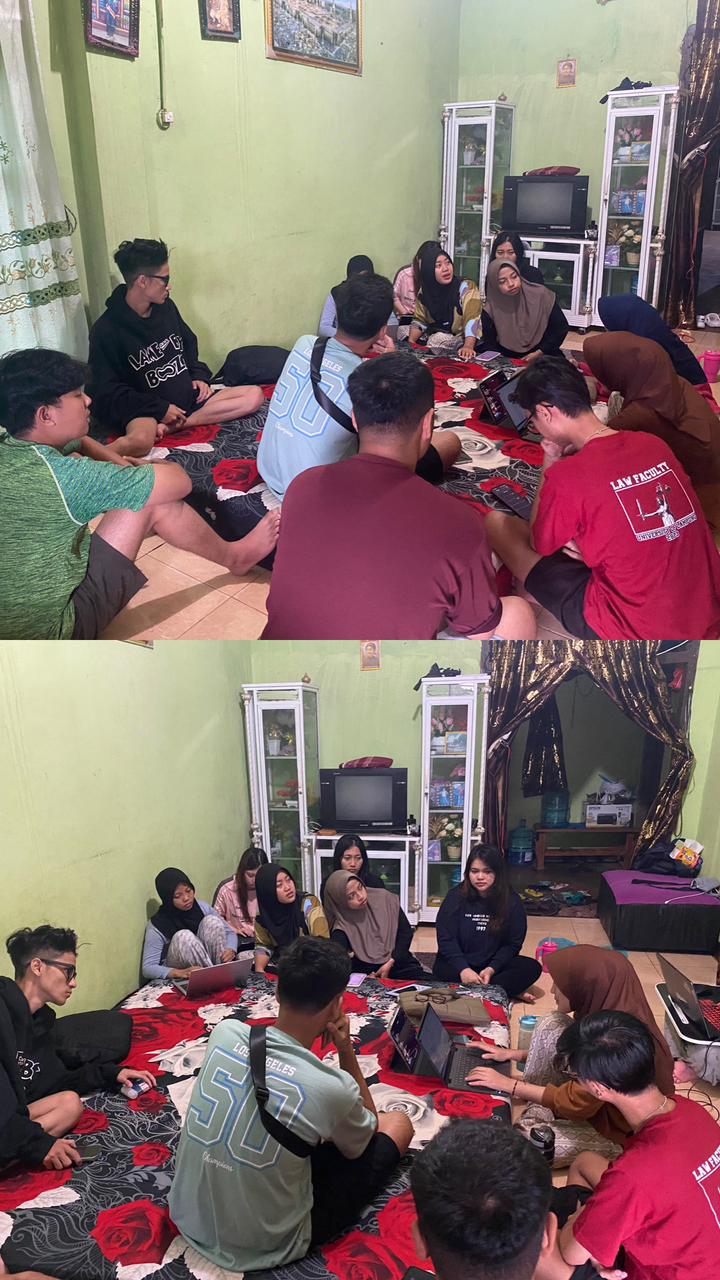 Rapat Internal Mahasiswa KKN dalam Penyusunan dan Pematangan Konsep Program Kerja