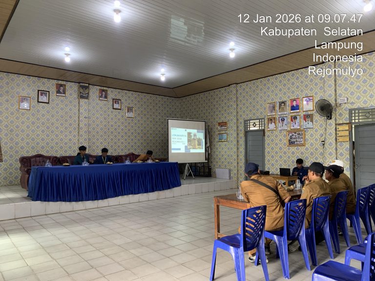 lokakarya di Desa Rejomulyo 2