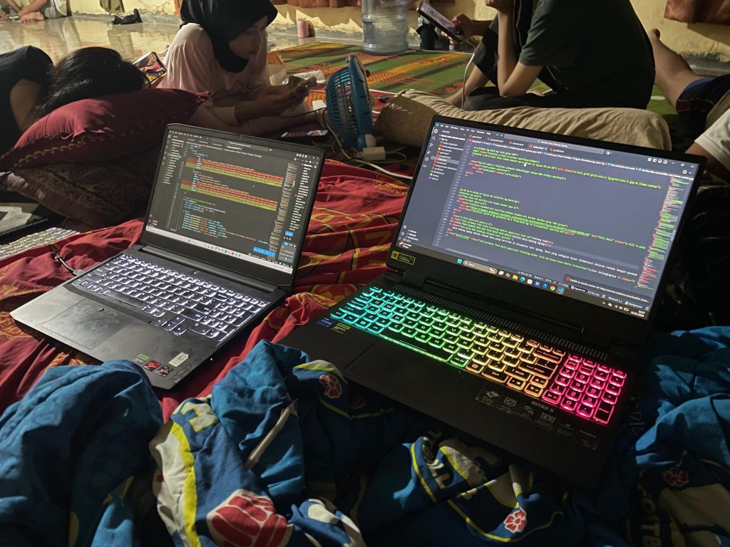 Proses Koding Website Desa