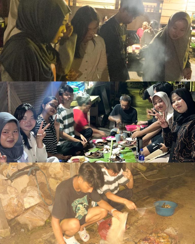 bakar-bakar dan makan bersama